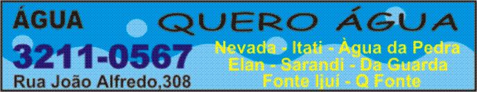 QUERO ÁGUA